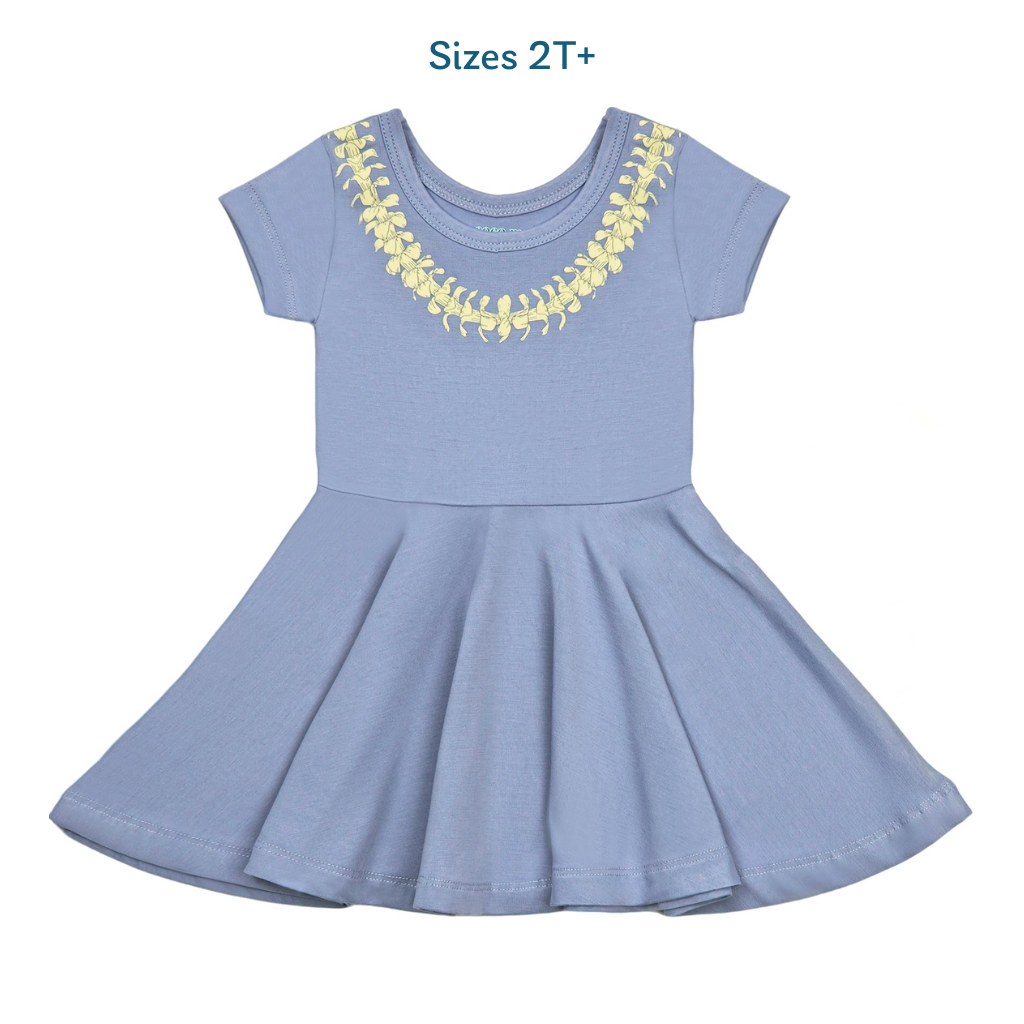 Lei Pua Kenikeni Bamboo T-shirt Dress