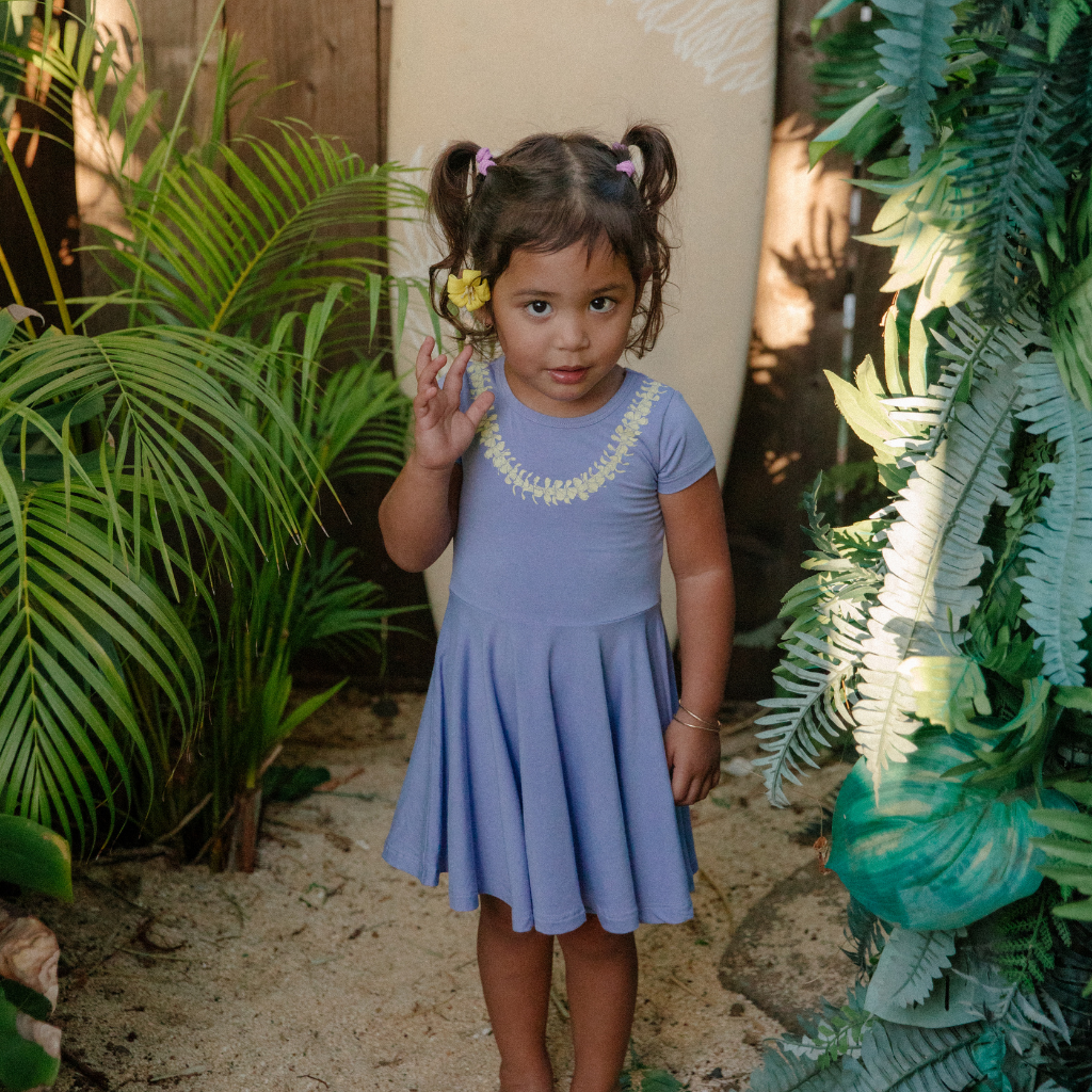 Lei Pua Kenikeni Bamboo T-shirt Dress