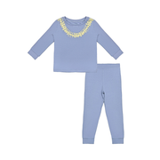Lei Pua Kenikeni Long Bamboo Pajamas