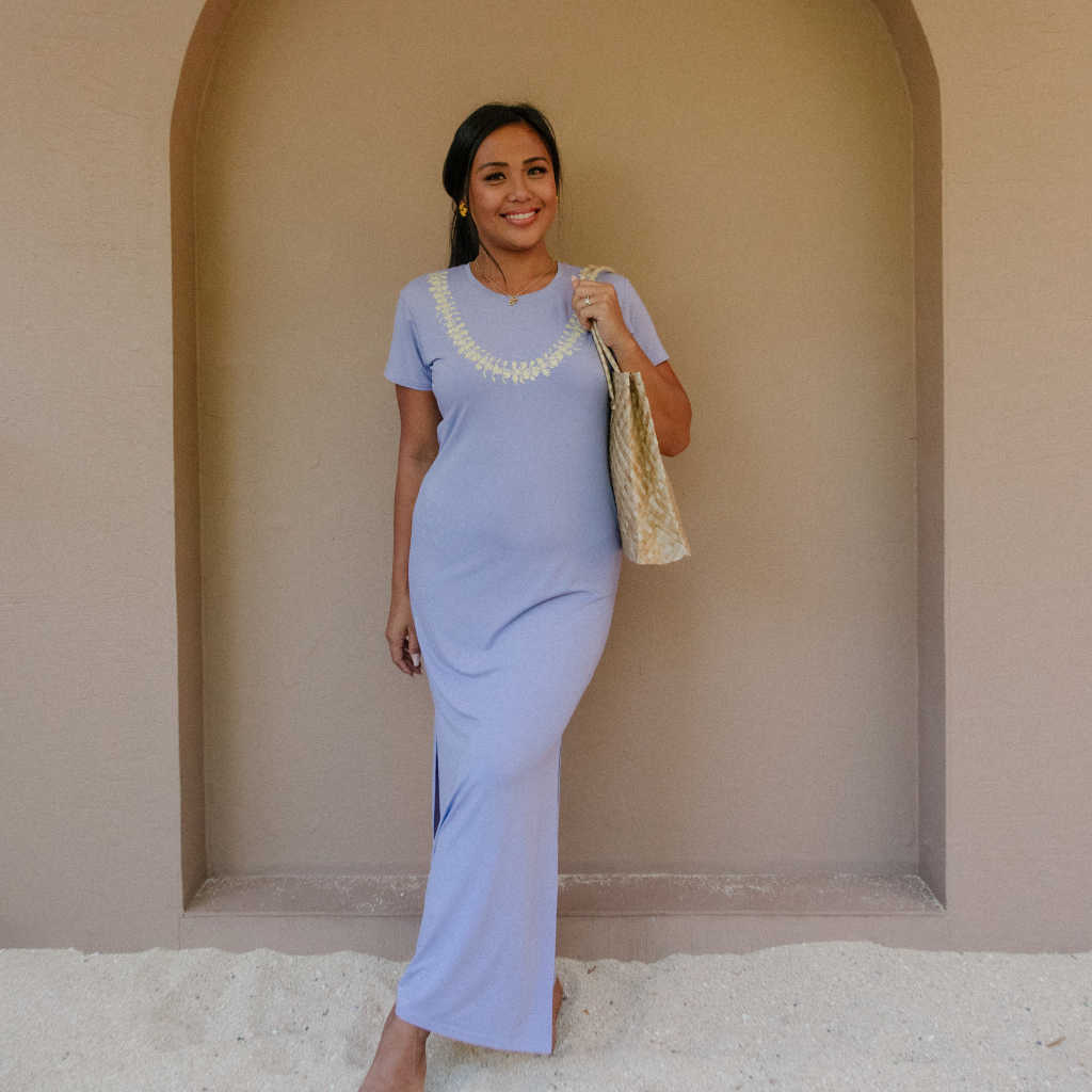 Lei Pua Kenikeni Women's Everyday Maxi Tee Dress