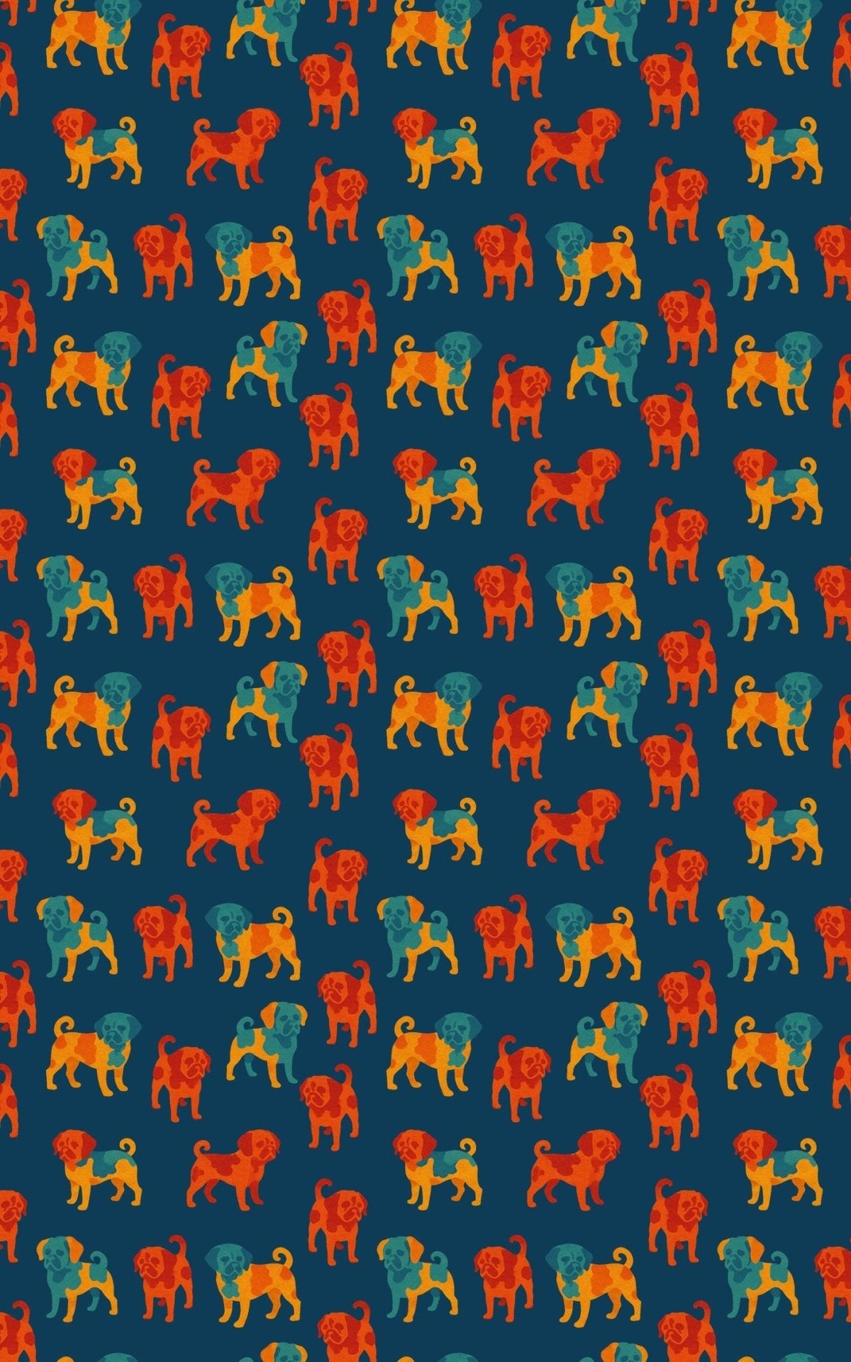 Puggle Patch Wrapping Paper
