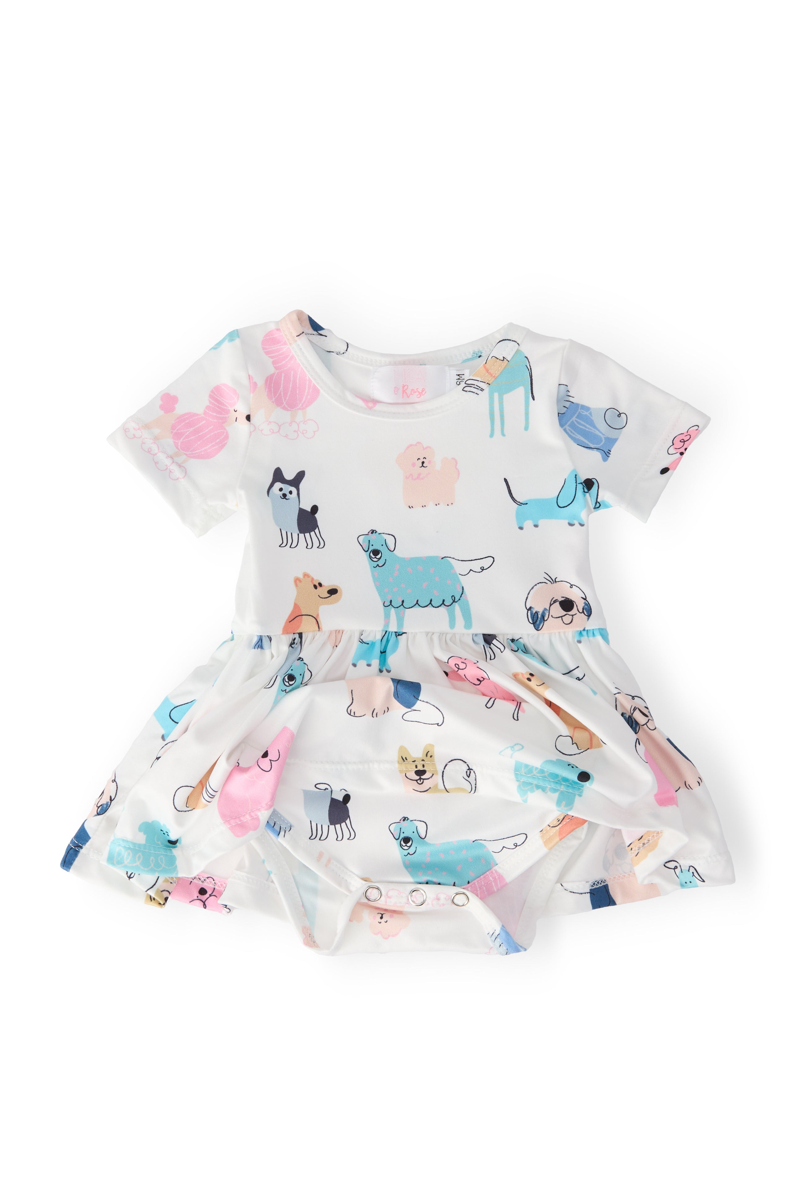 Puppy Pals S/s Twirl Bodysuit