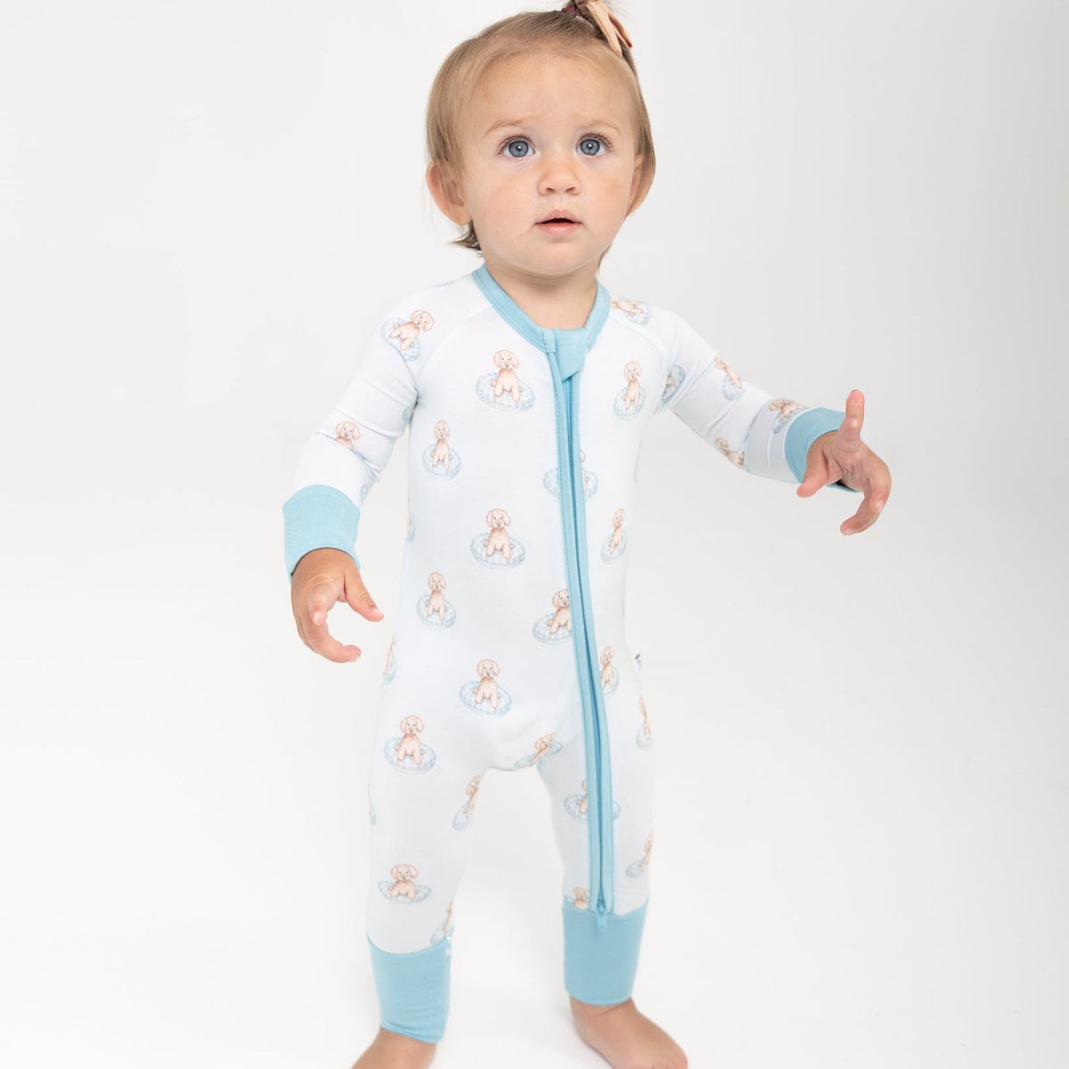 Puppy Pool Party Baby Pjs