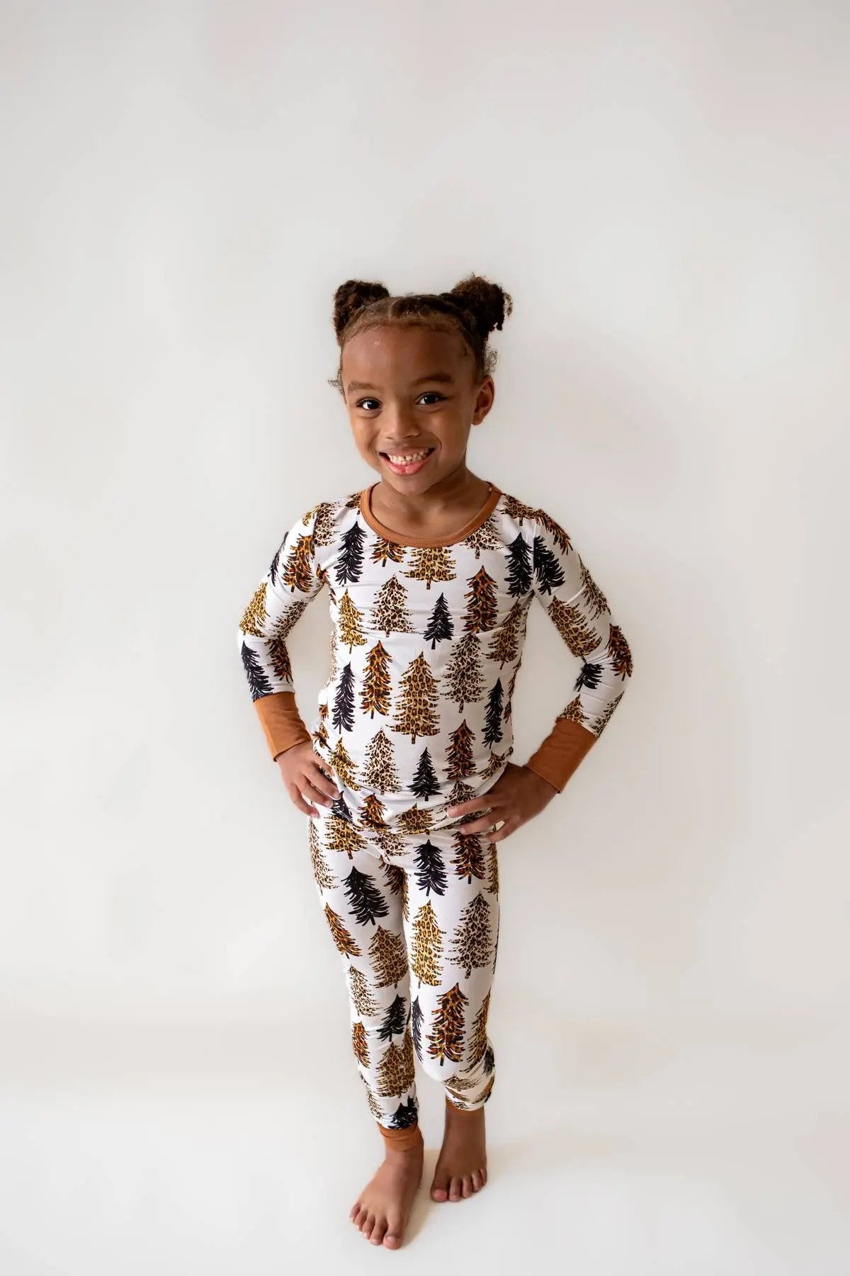 Leopard Trees Pajama Set