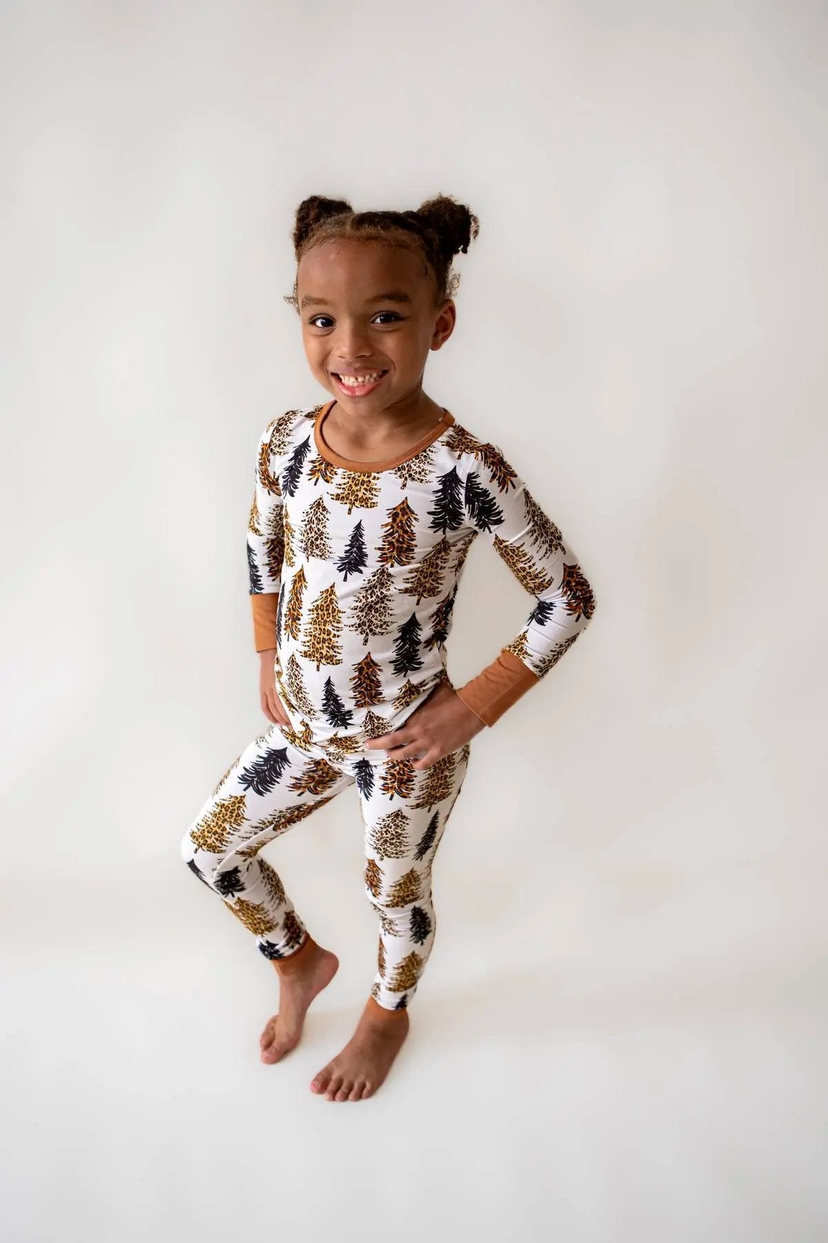 Leopard Trees Pajama Set