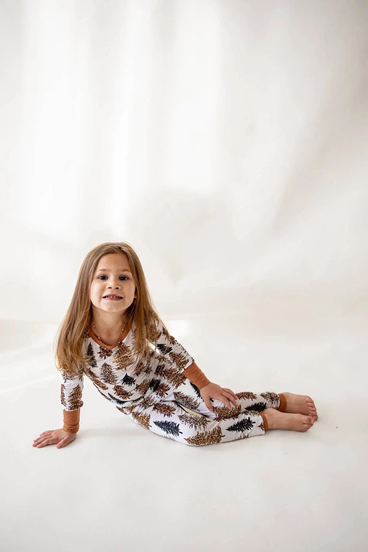 Leopard Trees Pajama Set