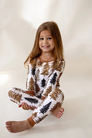 Leopard Trees Pajama Set