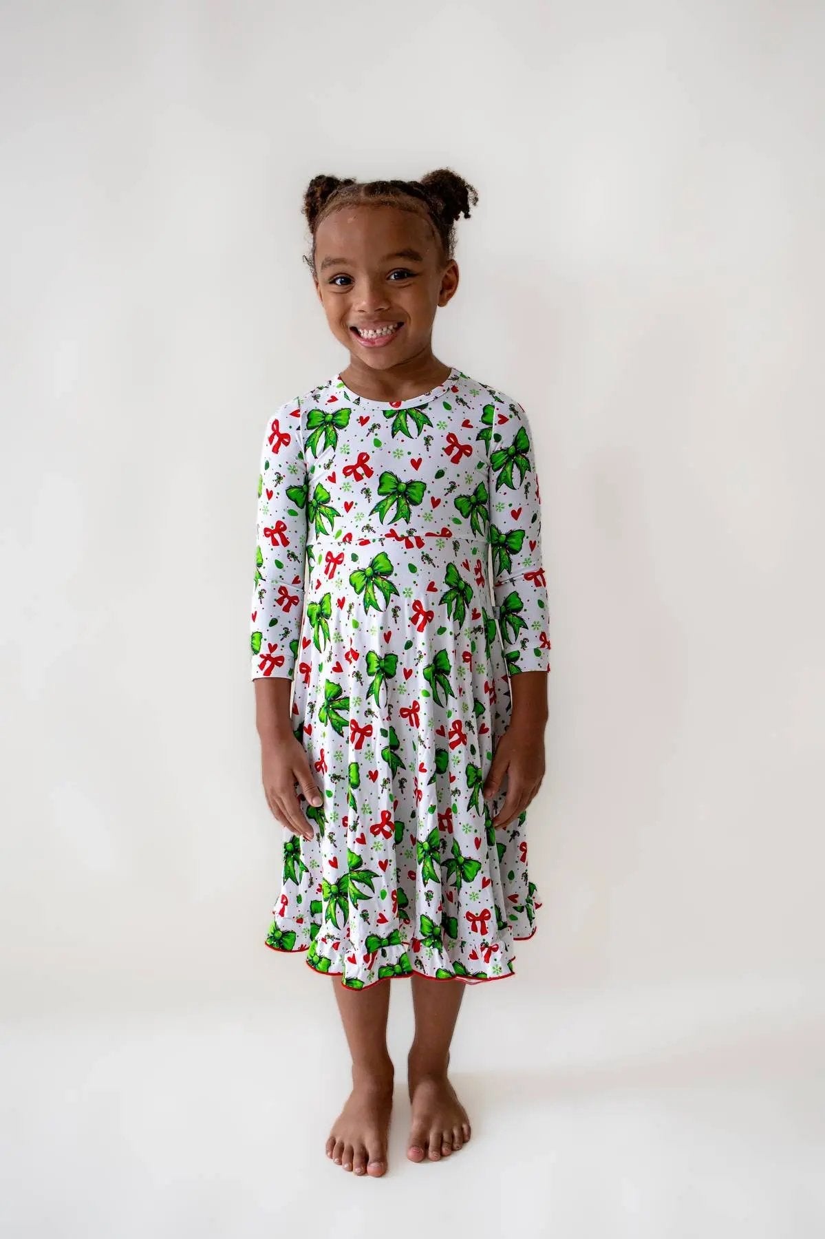 Mean One Bows Twirl Dress