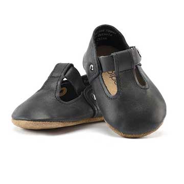 Black - T-strap Mary Jane - Soft Sole