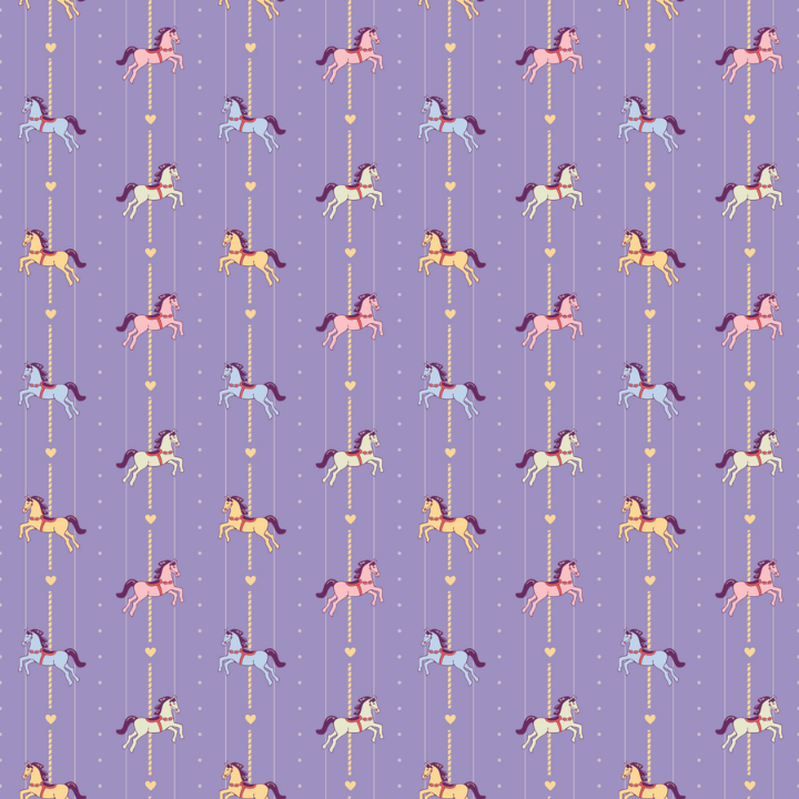 Nylon Leggings In Purple Carousel