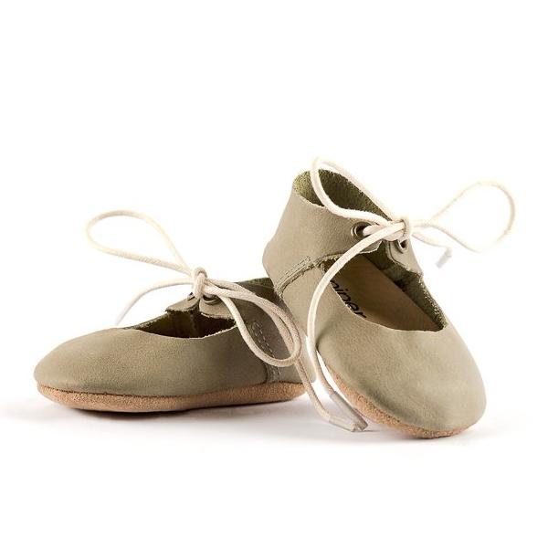 Olive - Lace-up Mary Jane - Soft Sole