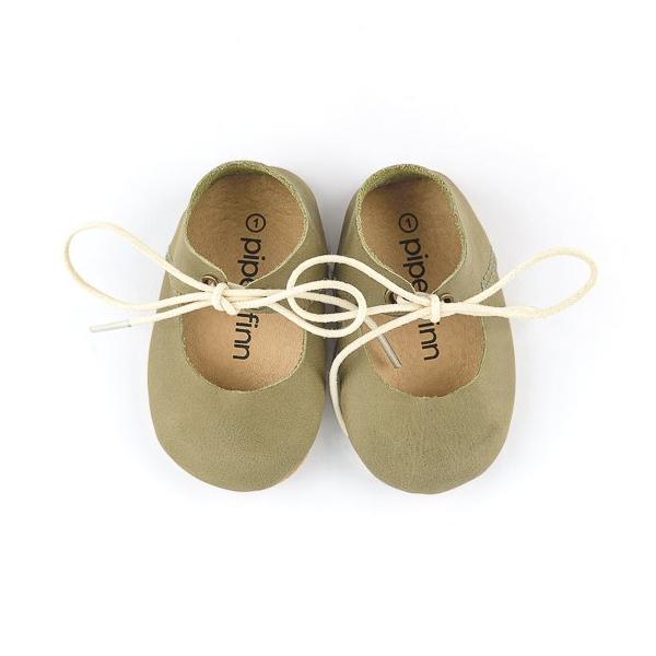 Olive - Lace-up Mary Jane - Soft Sole
