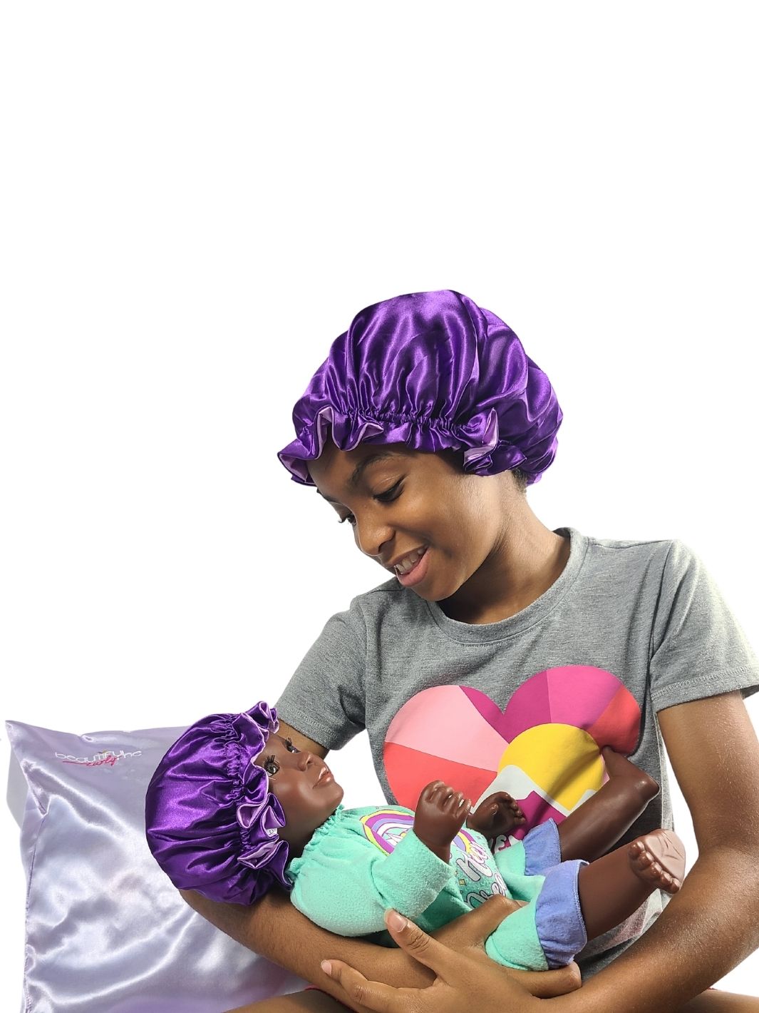 Reversible Satin Bonnets | Mini & Me (matching Girl & Doll Bonnets)