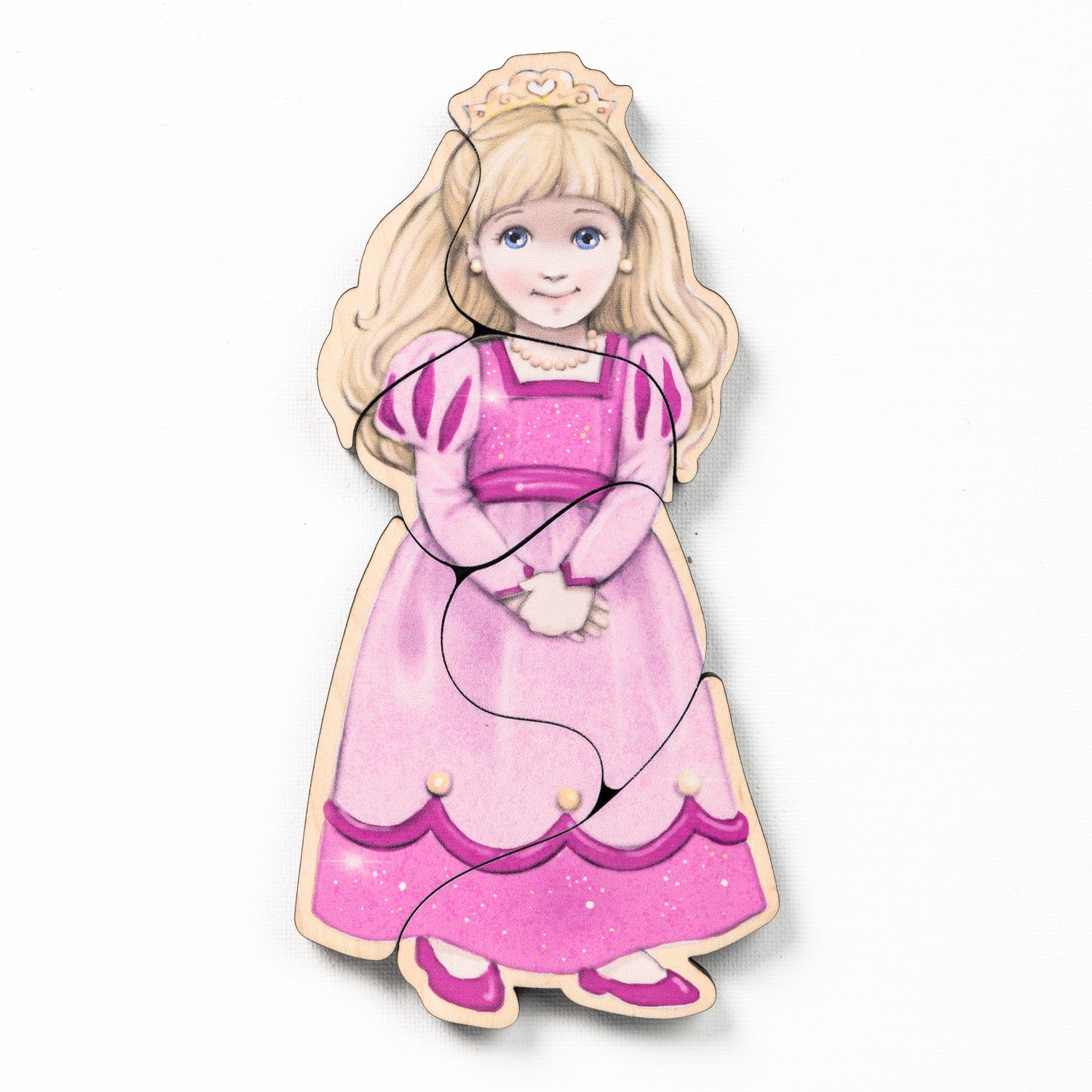 Fairytale Magnetic Wooden Puzzle Set With Cotton Bag | Made In The Usa 🇺🇸