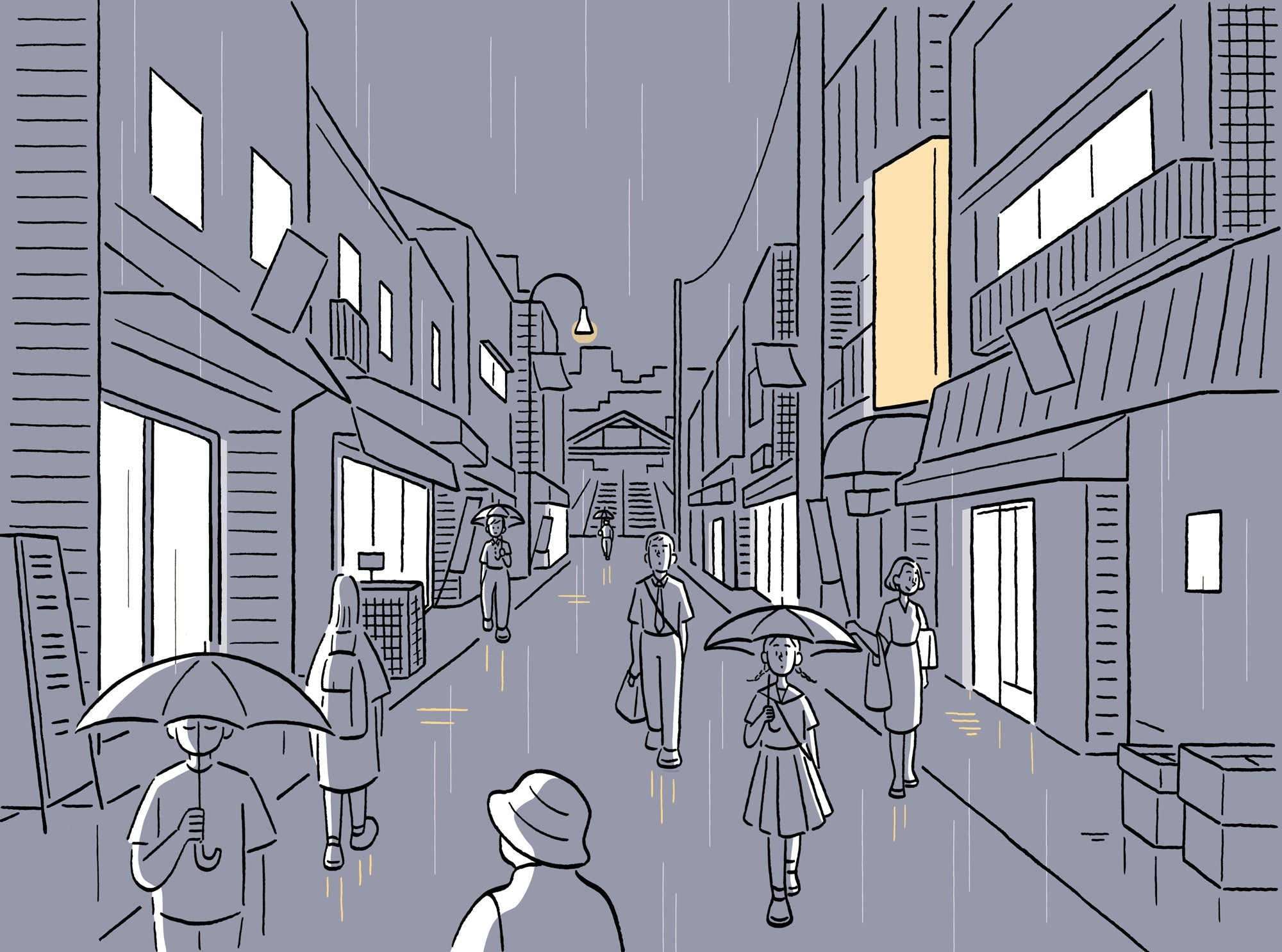 Rain In Yanaka Puzzle