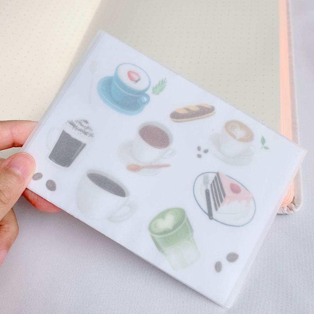 Cosy Teatime Washi Paper Sticker Set by The Washi Tape Shop