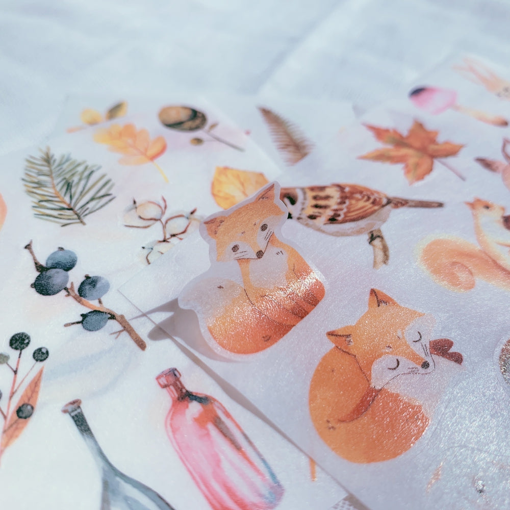 Autumn Light Washi Paper Sticker Set by The Washi Tape Shop