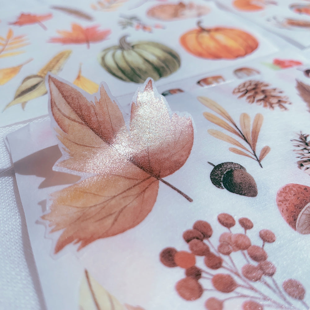 Autumn Light Washi Paper Sticker Set by The Washi Tape Shop