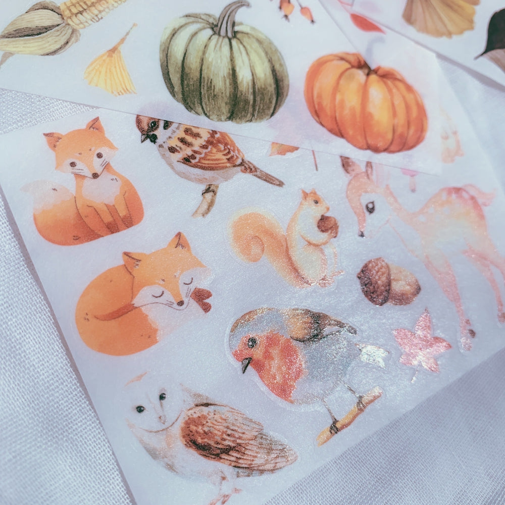 Autumn Light Washi Paper Sticker Set by The Washi Tape Shop