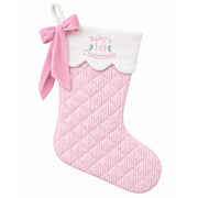 Baby's 1st Christmas Stocking, Pink