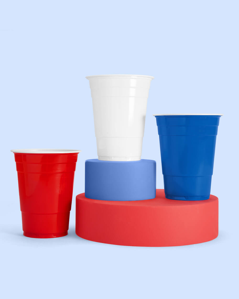 Party In The Usa Cups - 50 Matte 16 Oz Cups