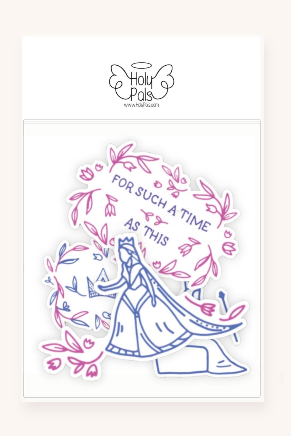 Queen Esther Stickers 4 Pack