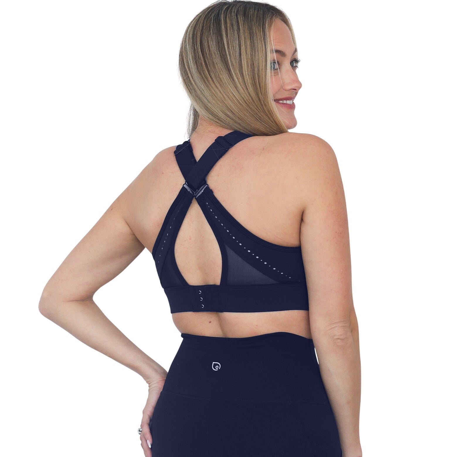 Venice 5 Ultimate Support Full Coverage Nursing & Pumping Sports Bra (true Navy)