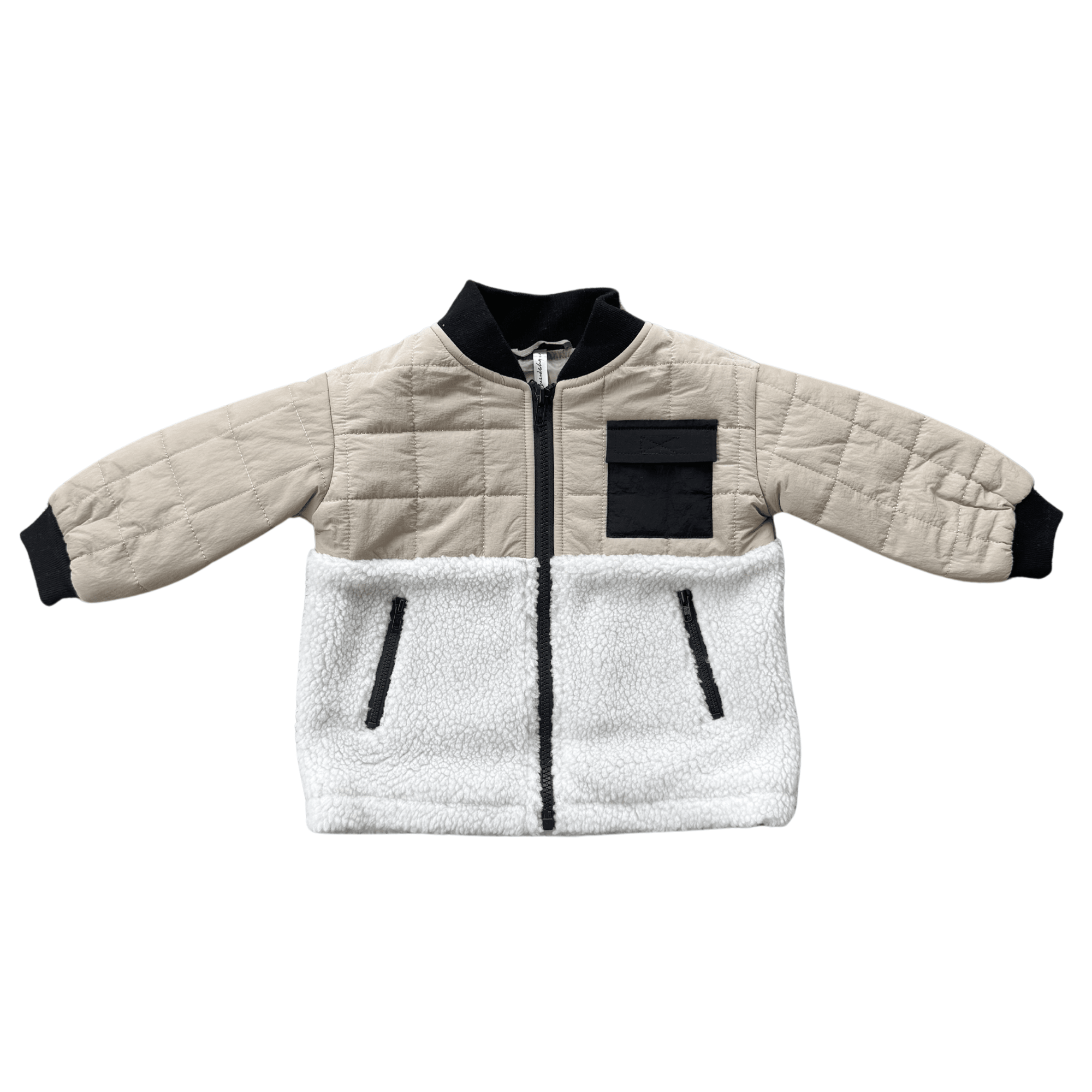 Quilted Sherpa Jacket