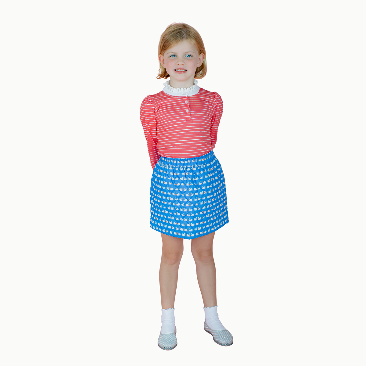 Quilted Skirt In Swan