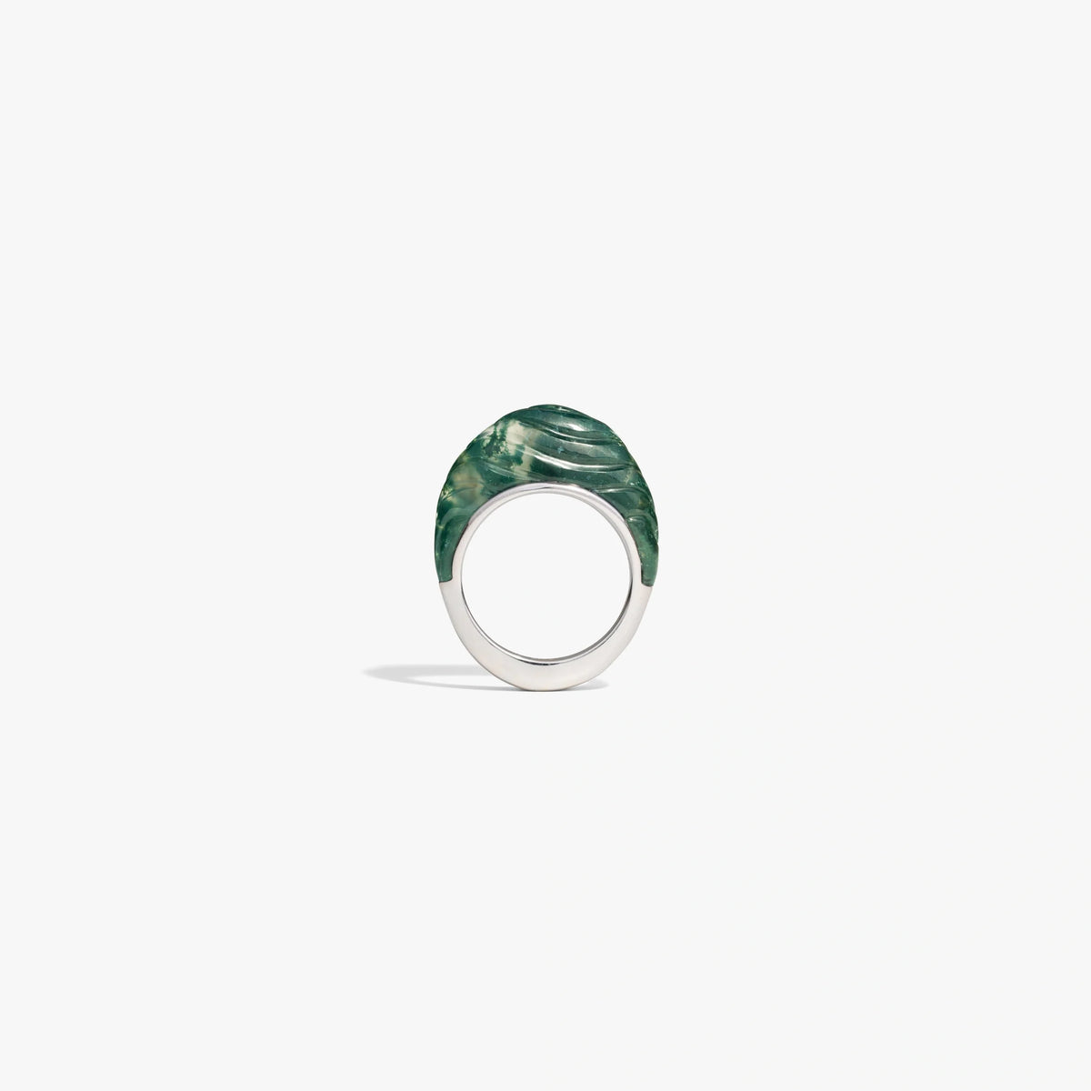 Carved Wave Ring