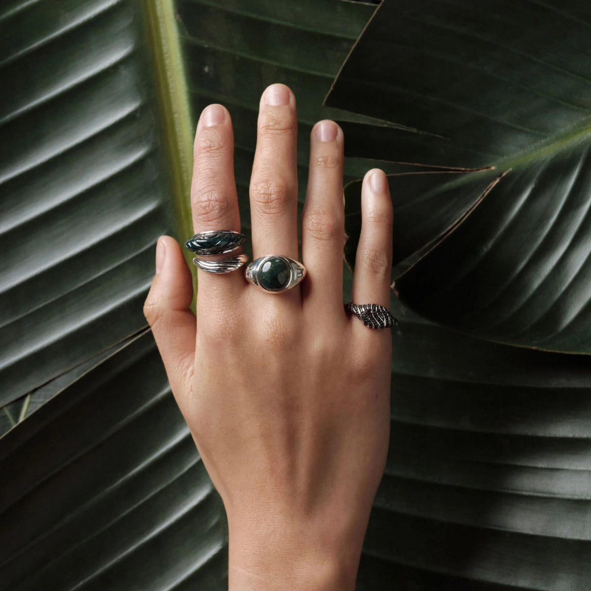 Carved Wave Ring