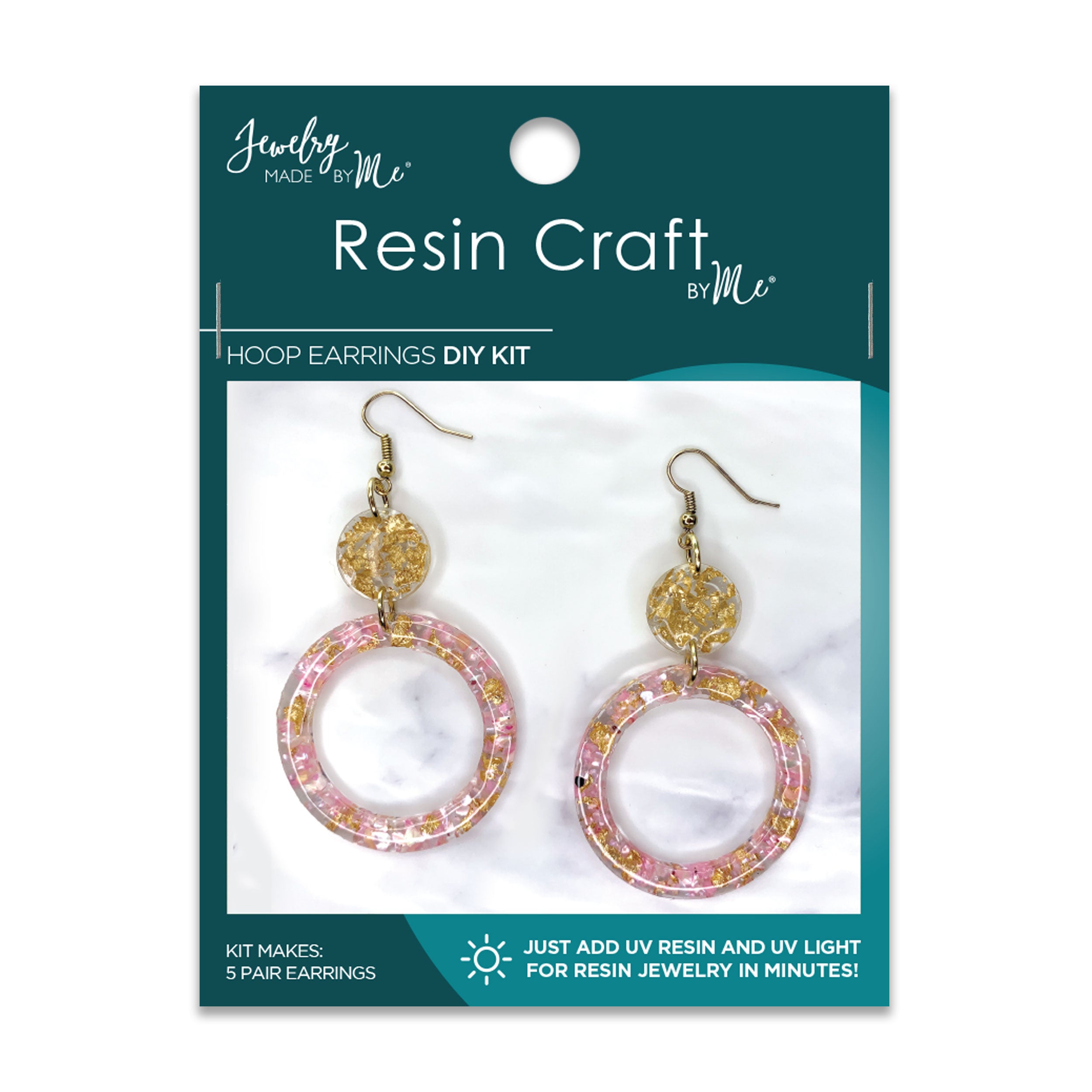 Hoop Earring Uv Resin Diy Kit
