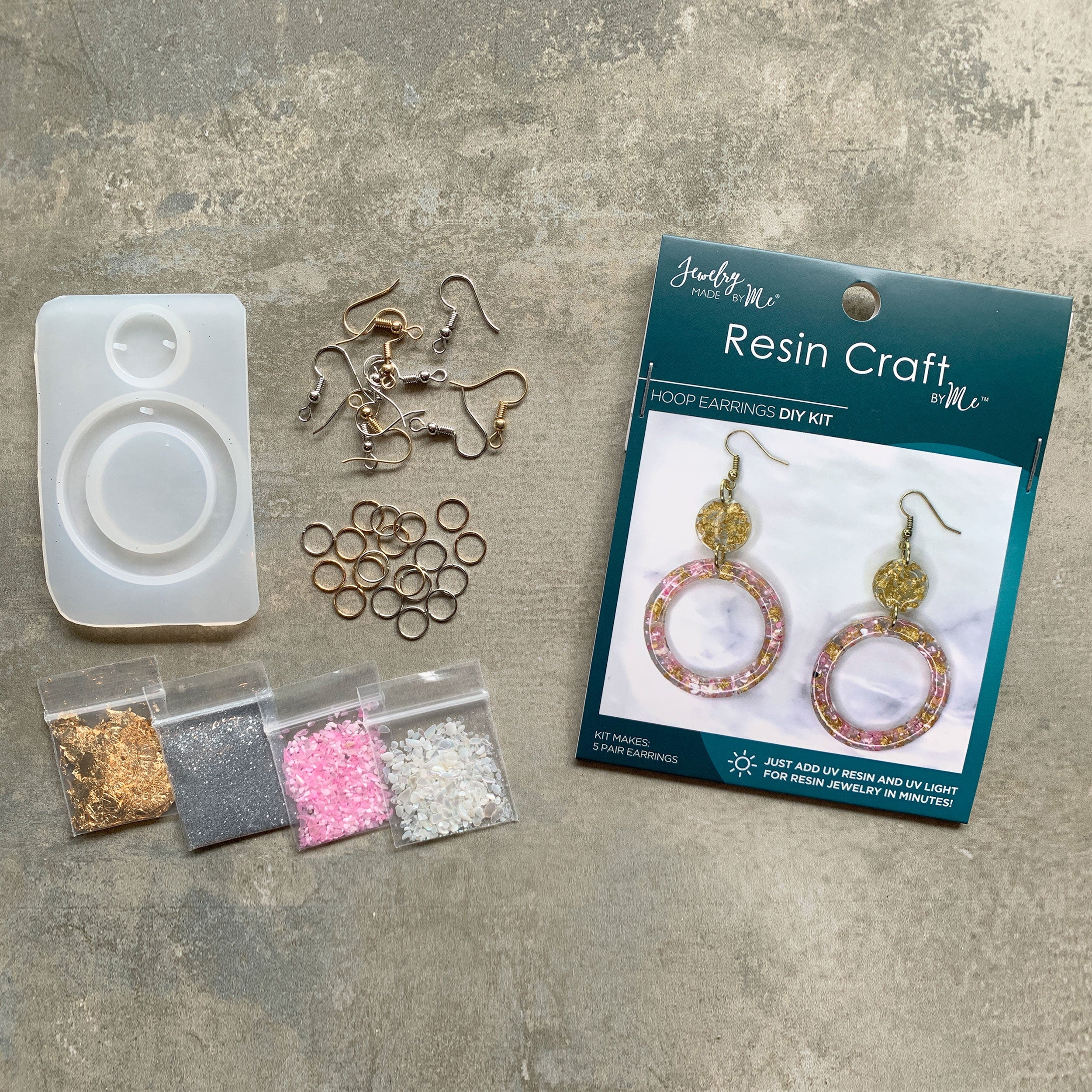 Hoop Earring Uv Resin Diy Kit