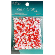 Red White Pink Hearts Polyclay Sprinkles
