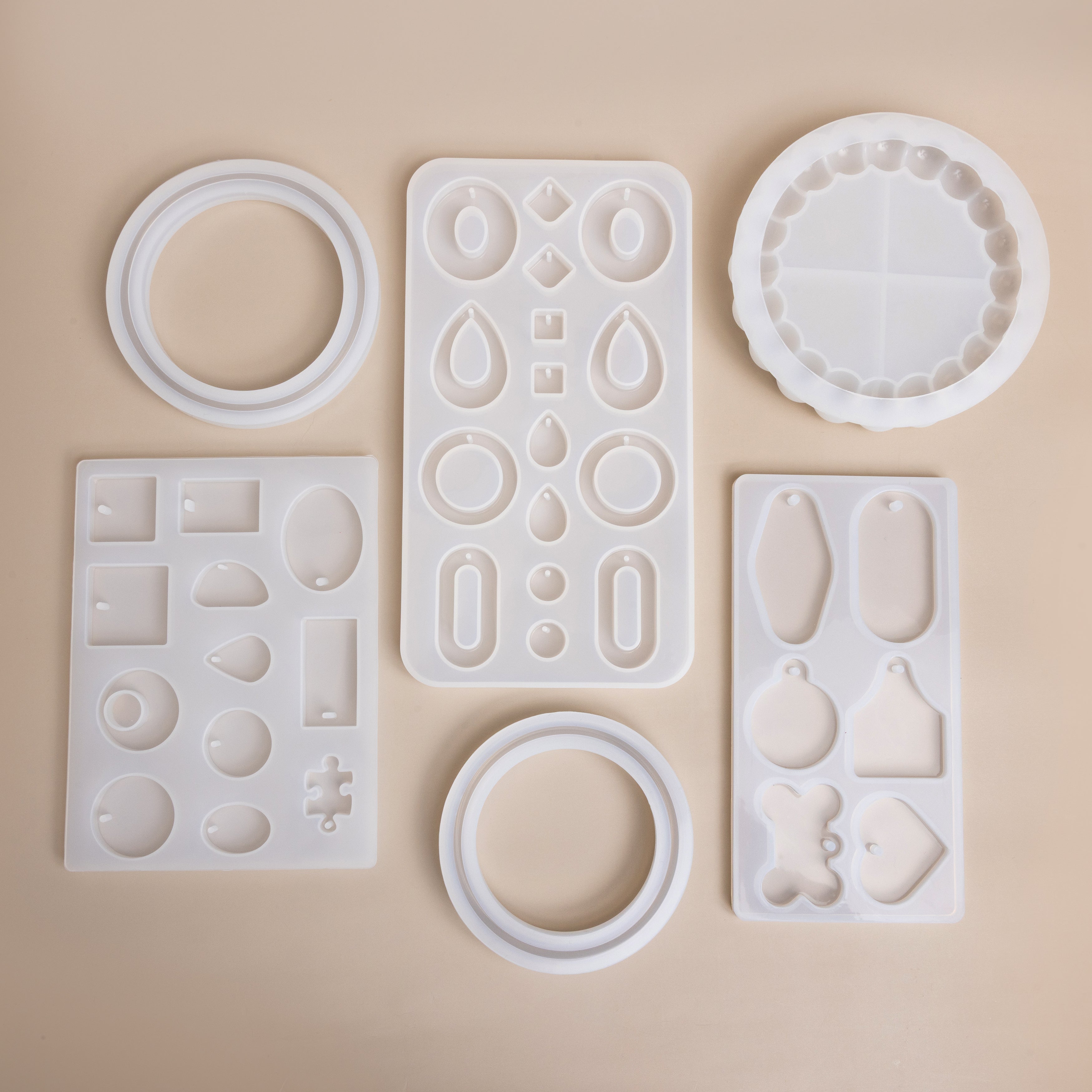 Silicone Bangle Bracelet Molds – 2 Pack For Diy Resin Jewelry Casting