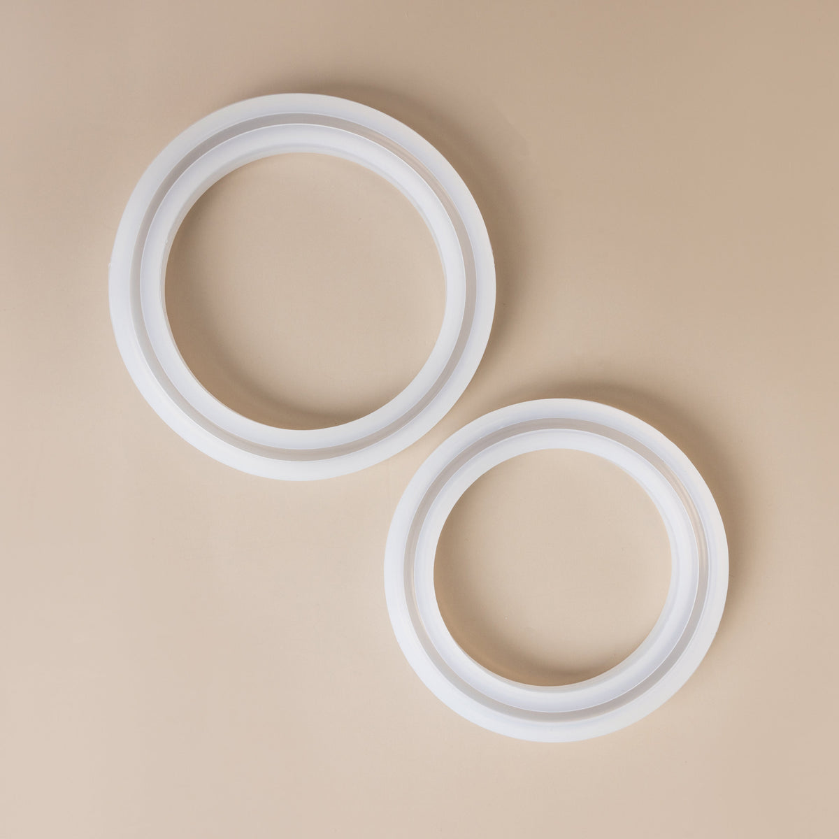 Silicone Bangle Bracelet Molds – 2 Pack For Diy Resin Jewelry Casting