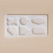 Resin Craft Silicone Tags Mold Pet Collar And Keychain