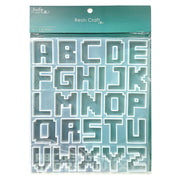 Pixel Alphabet Silicone Mold