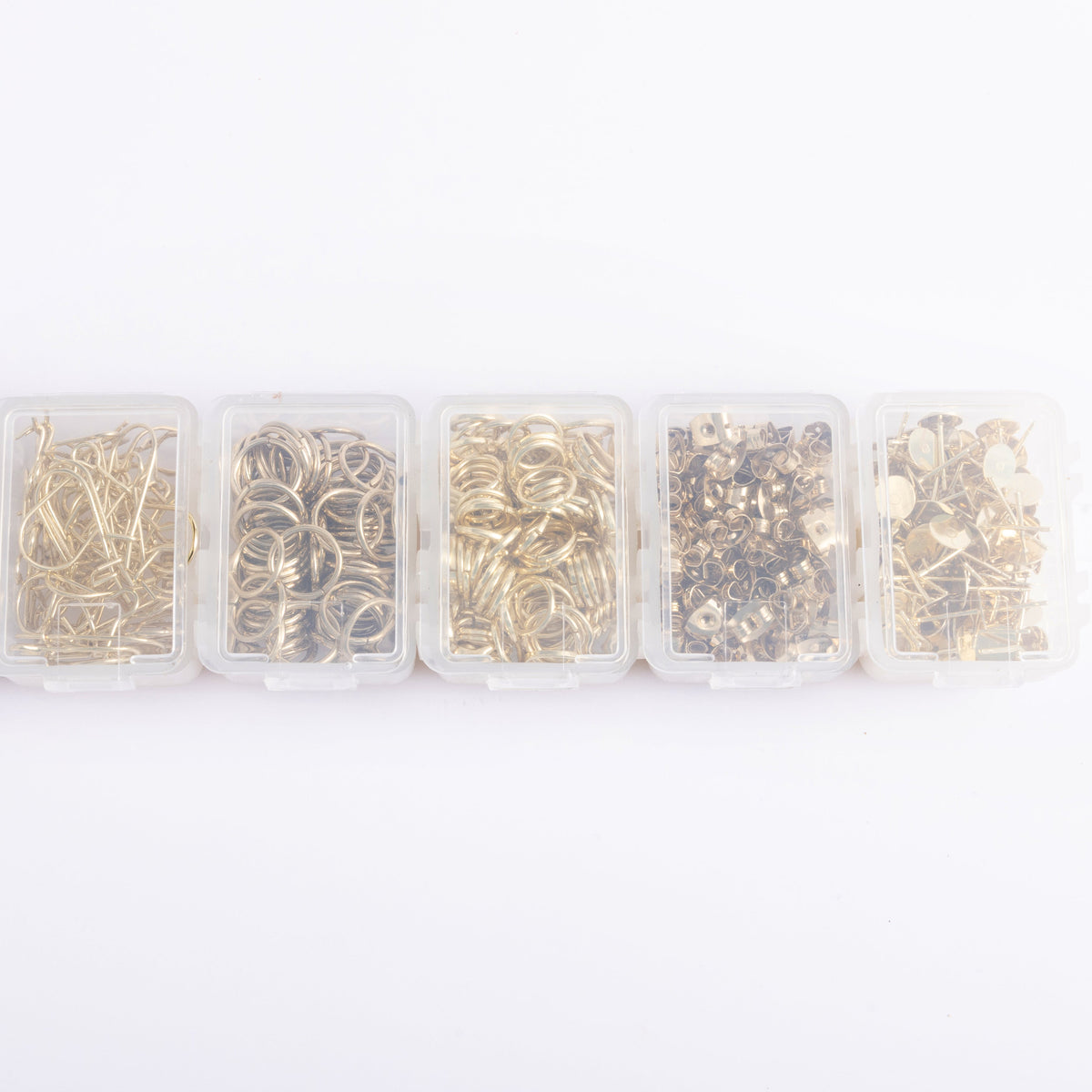 Gold Essential Earring Findings Kit, 575pcs