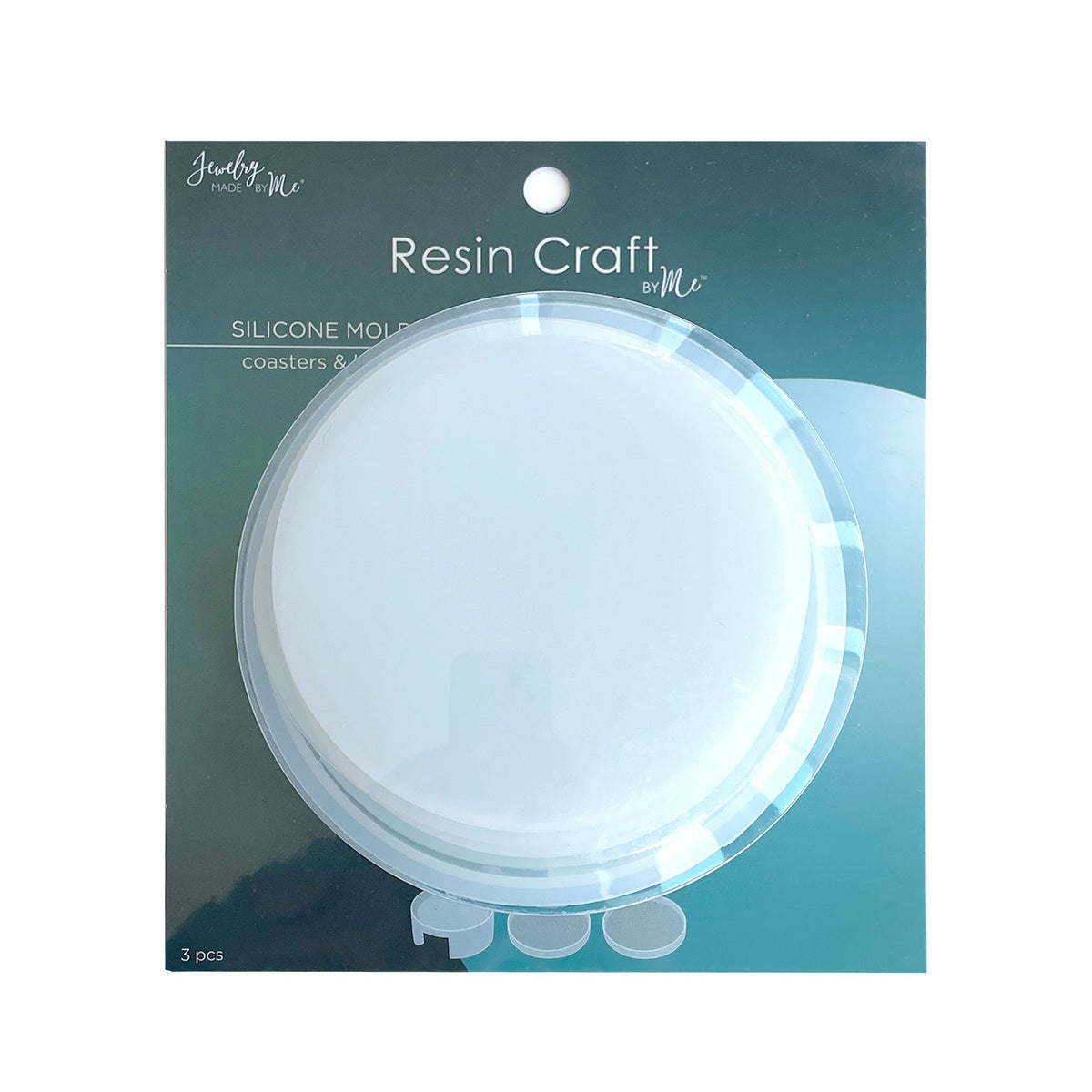 Round Coasters With Holder Silicone Molds 3pc