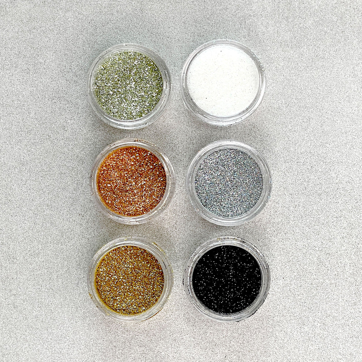 Neutral Assortment Fine Glitter Inclusions