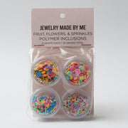 Fruit, Flowers, And Sprinkles Polymer Clay Resin Craft Inclusions