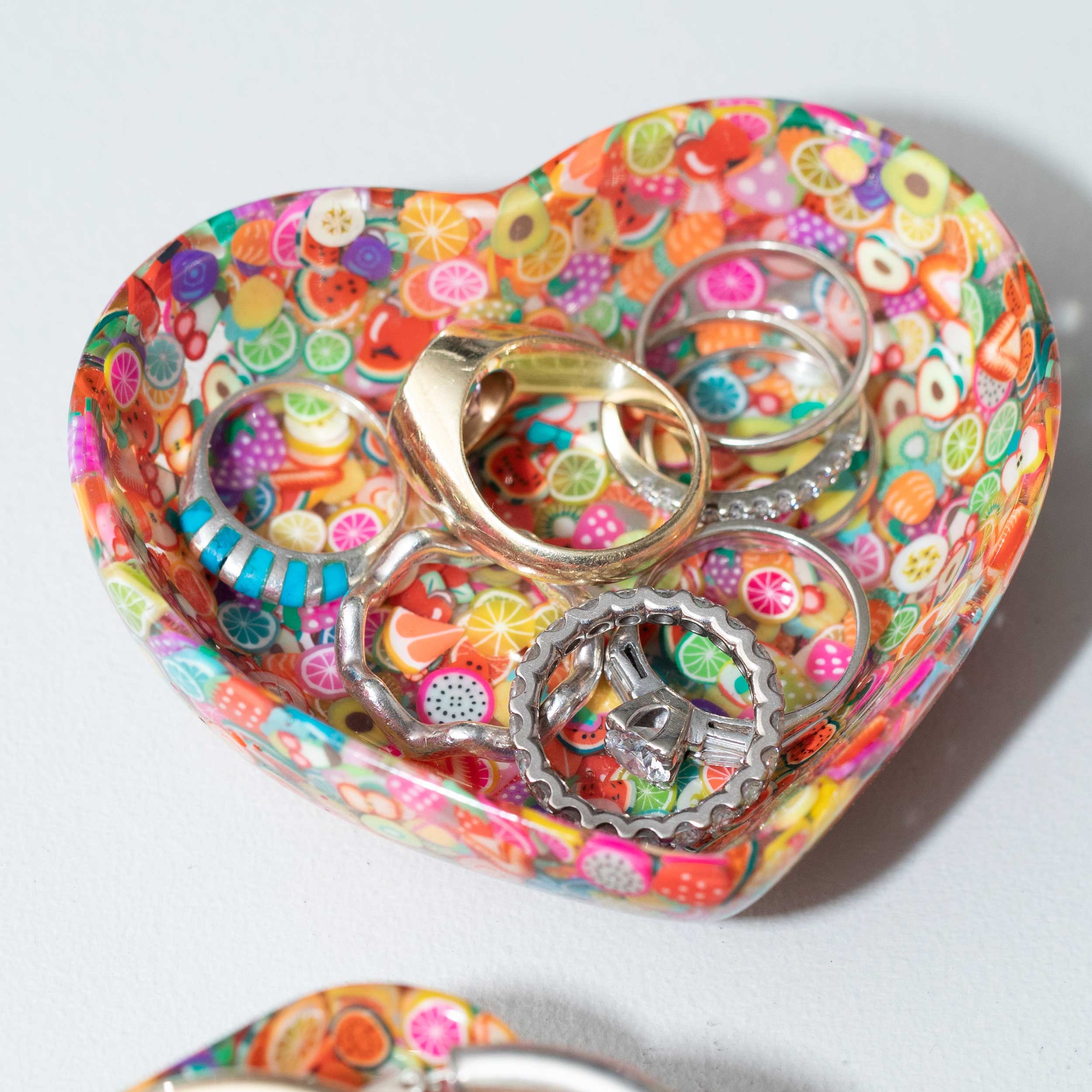 Fruit, Flowers, And Sprinkles Polymer Clay Resin Craft Inclusions