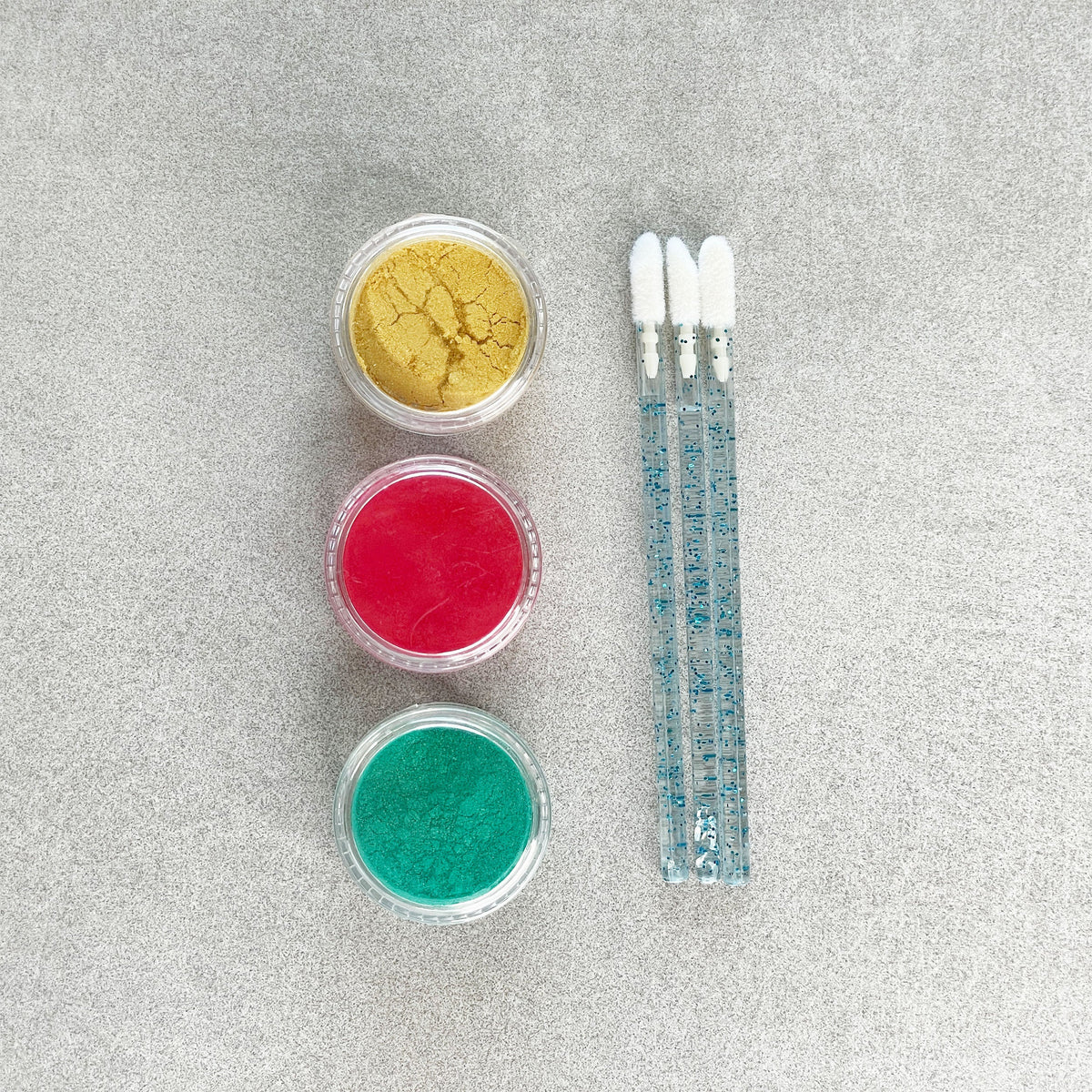 Christmas Mica Pigments With Applicators