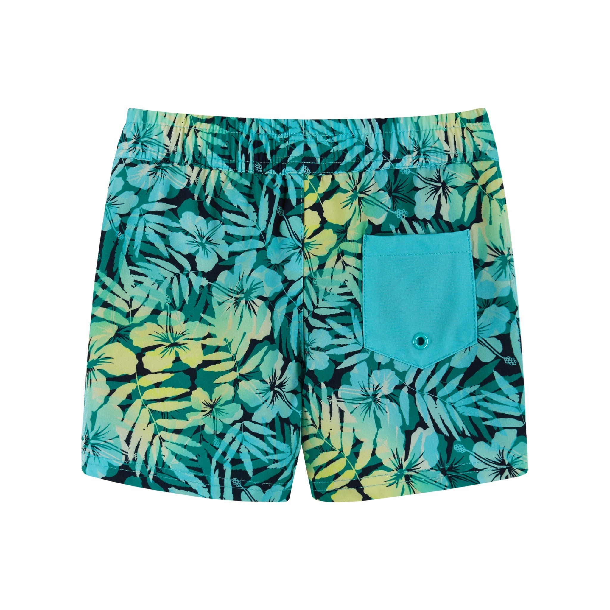 Comfort Stretch Lined Boardshort | Tropical Print