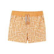 Comfort Stretch Lined Boardshort | Geometric Print (4-12 Years)