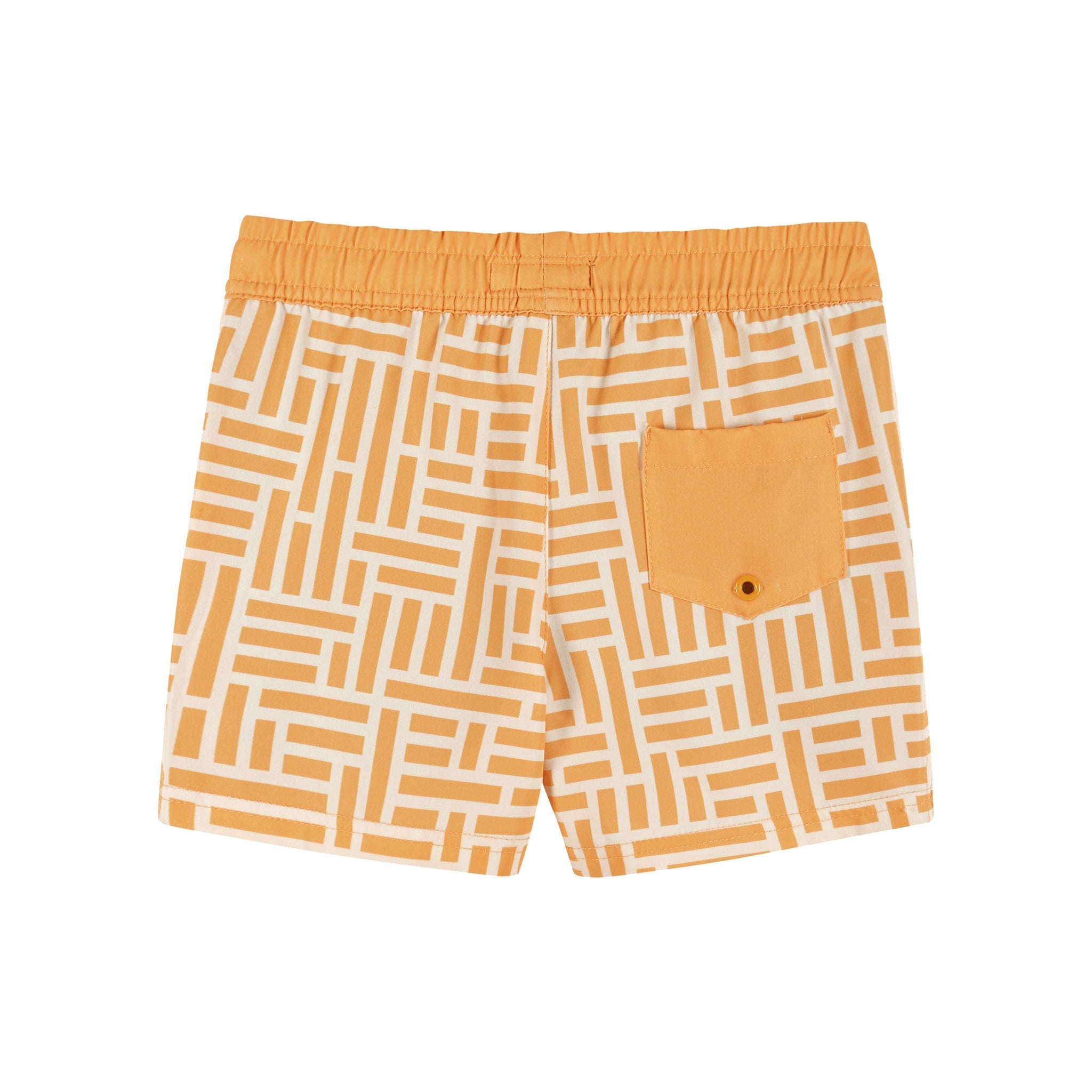 Comfort Stretch Lined Boardshort | Geometric Print (4-12 Years)