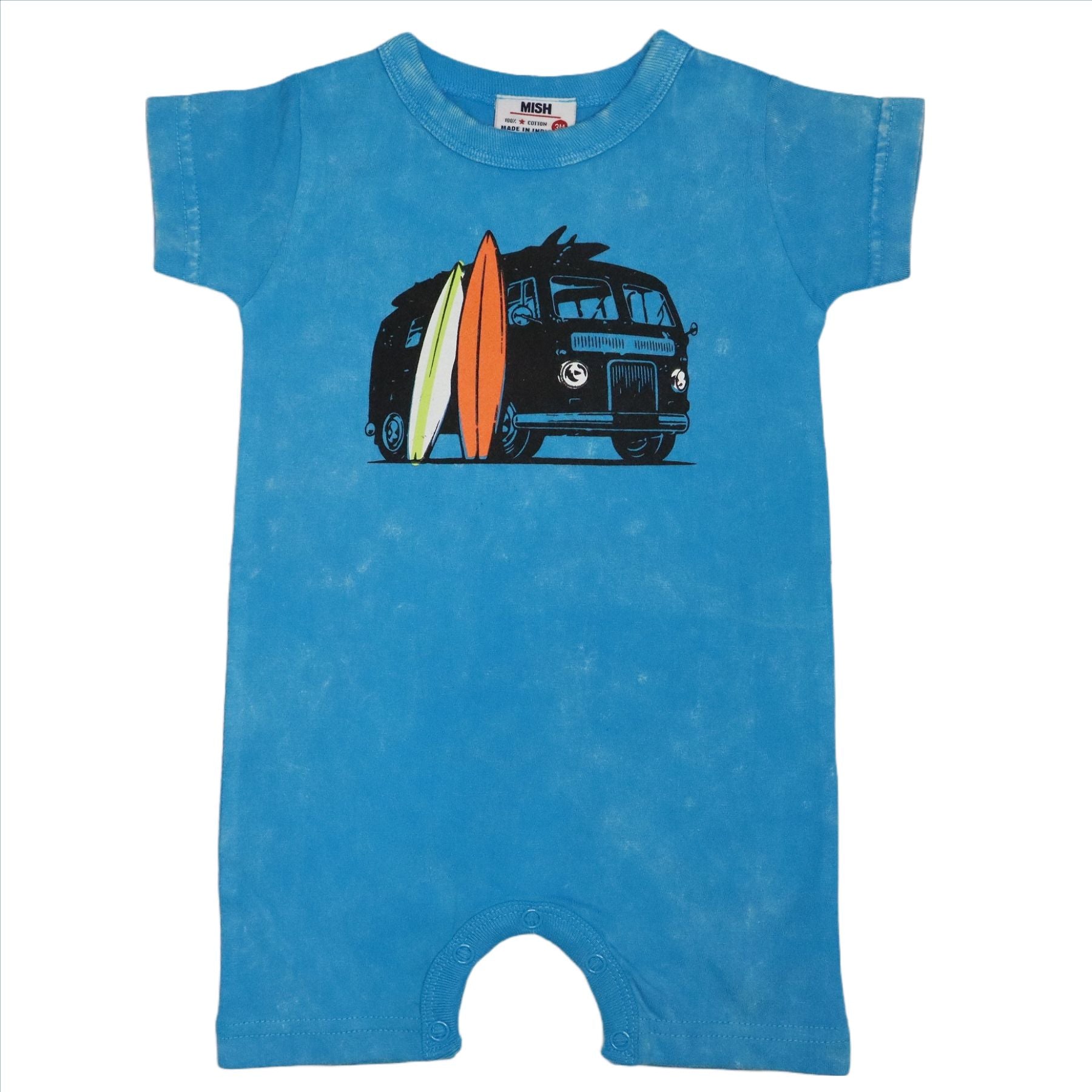 Baby Enzyme Romper - Surf Van