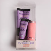 Resin Craft White Black And Clear Hard Set Uv Resin Trio With Uv Light