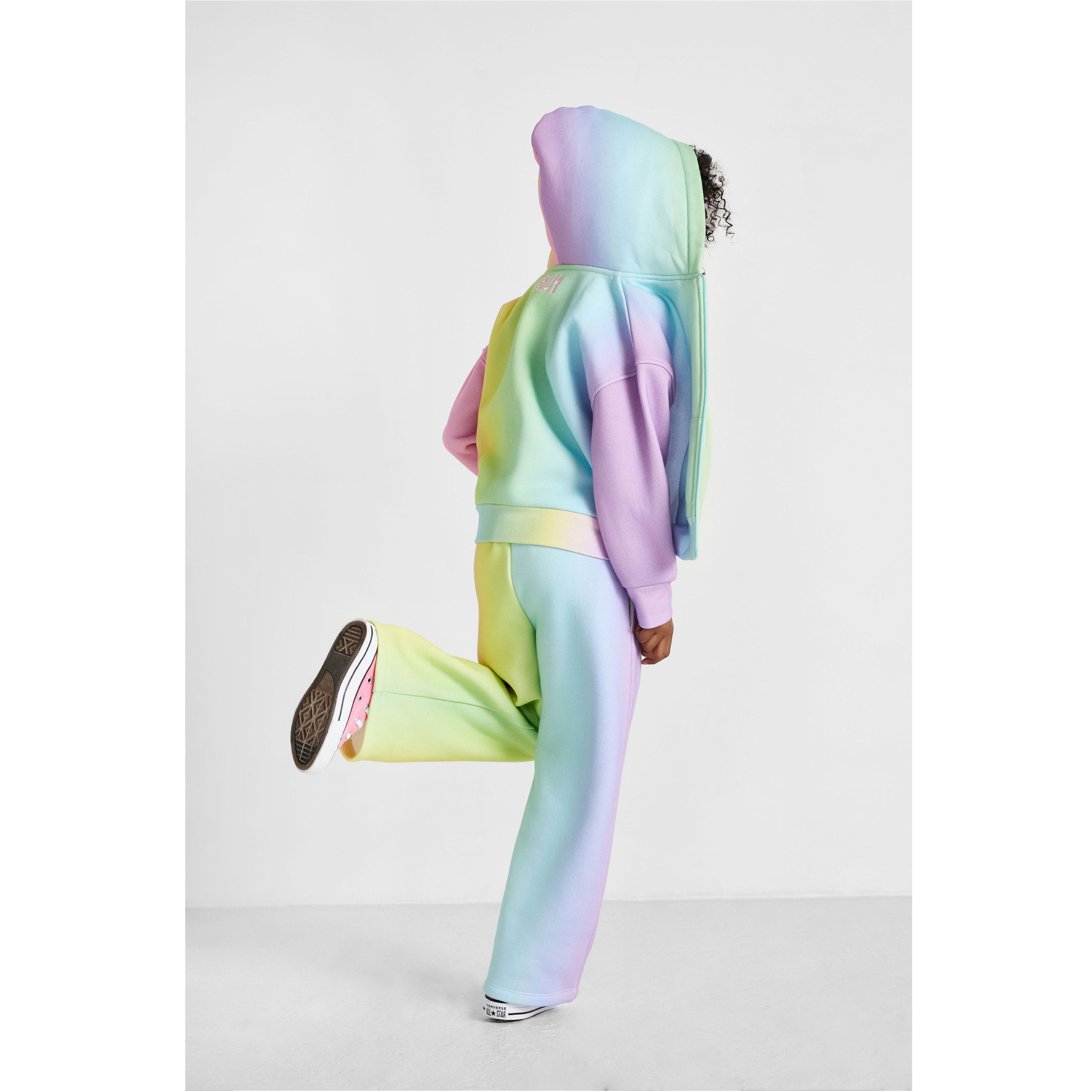 Rainbow Wide-leg Joggers